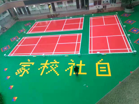 懸浮式拼裝地板